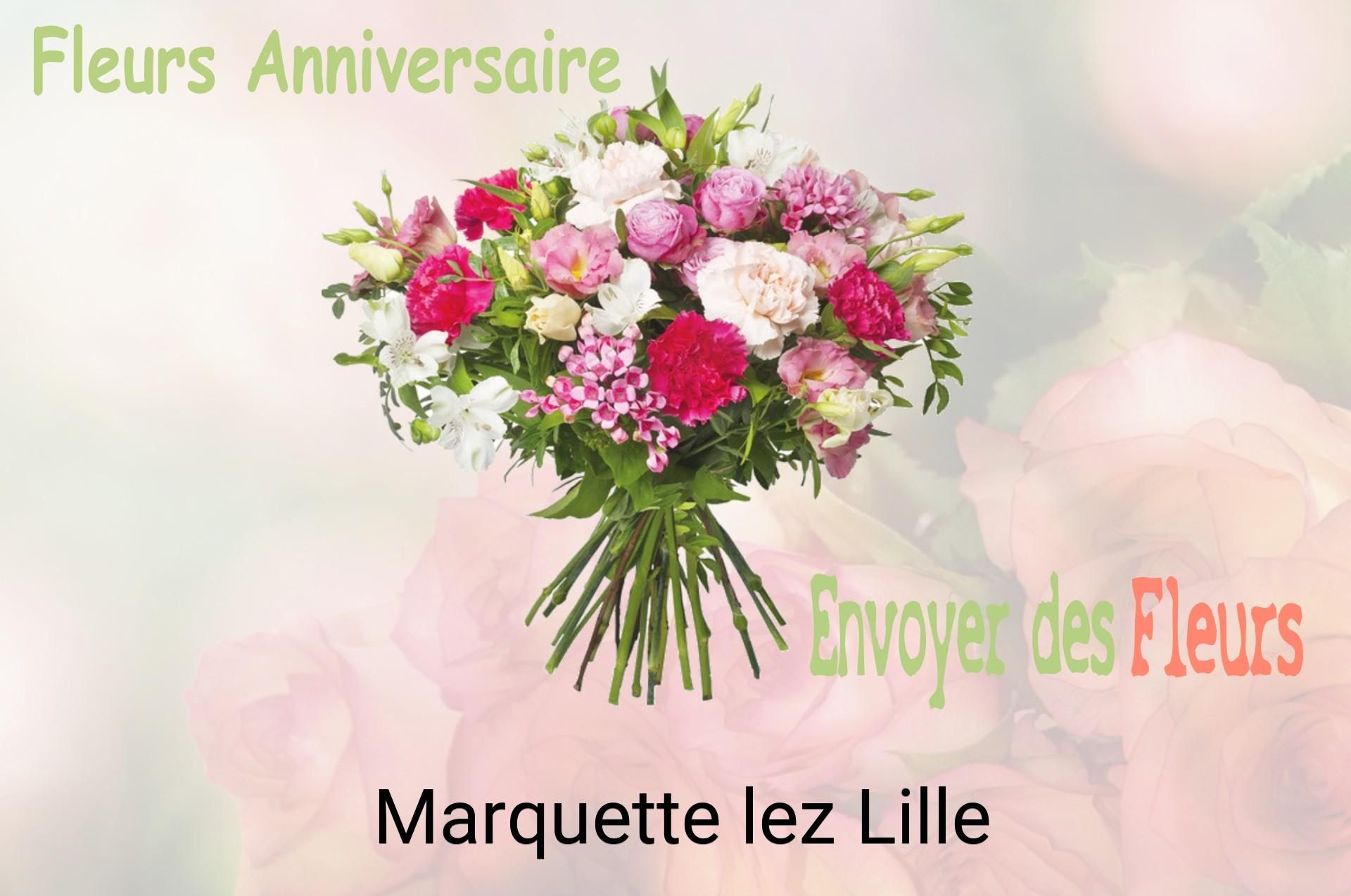 Bouquet de fleurs d’anniversaire livré à Marquette-lez-Lille